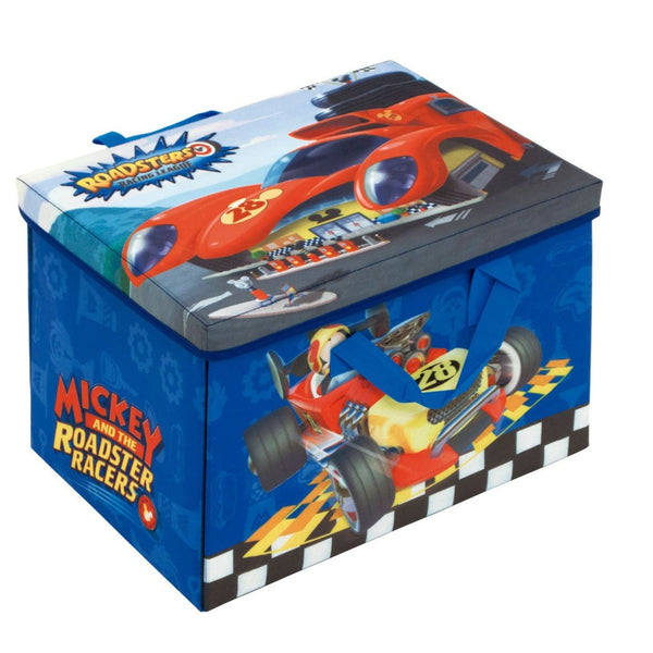 Cot and Candy Mickey Mouse Roadster Racers Fabric Storage Box With Playmat