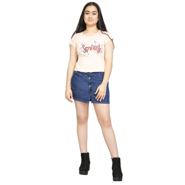 VYN Denim Short Skirt for Teen Girls – Tona