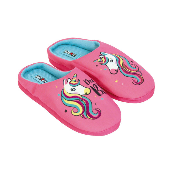 Cot and Candy Unicorn Open Slippers With Rubber Sole by Zaska
