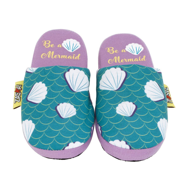 Cot and Candy Mermaid Open Slippers by Zaska