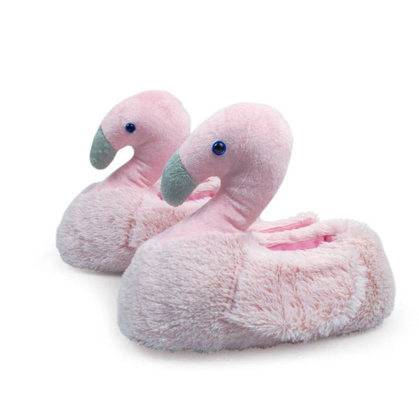 Cot and Candy Flamingo 3D Closed Slippers by Zaska