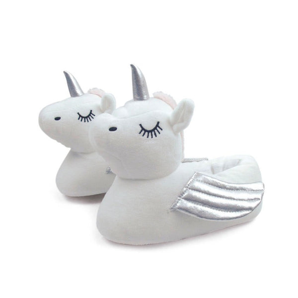 Cot and Candy Unicorn 3D Closed Slippers by Zaska