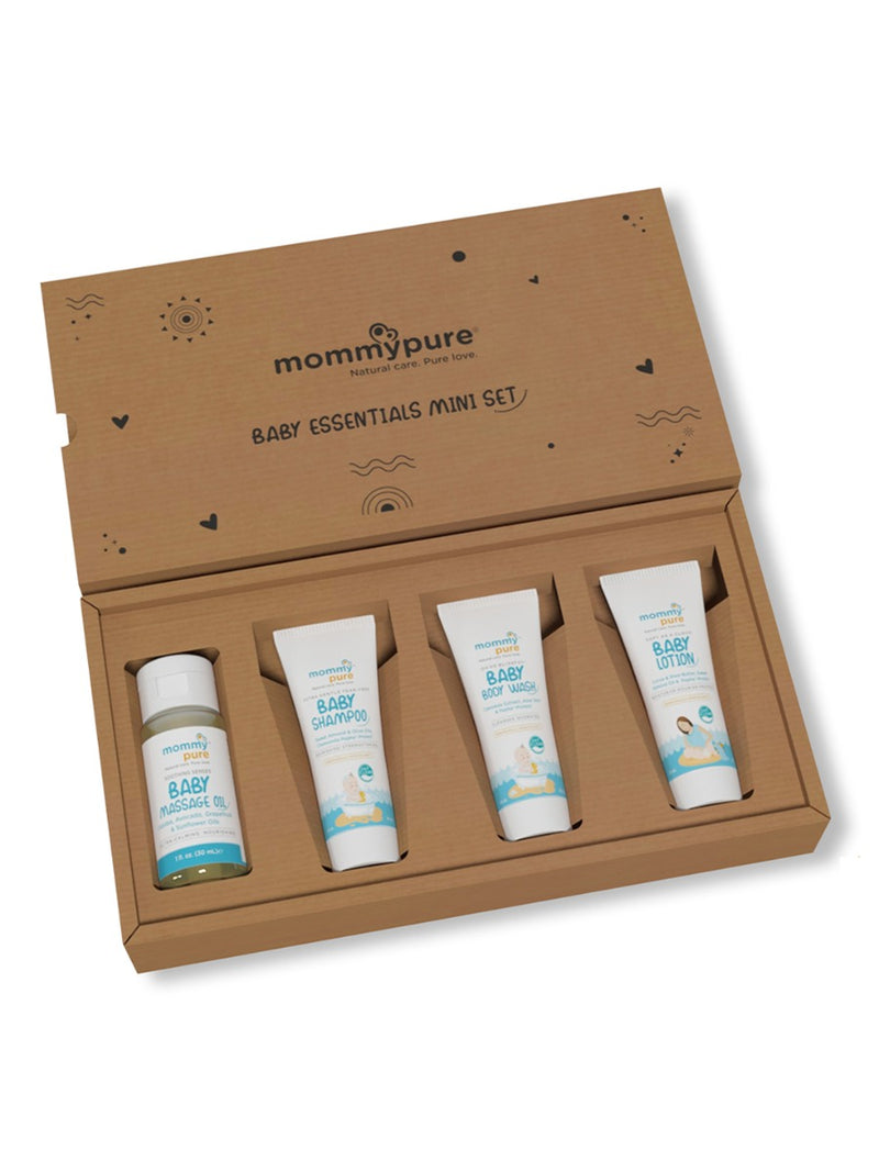 MommyPure Baby Essentials Mini Kit | Pack of 4 - The Kids Circle