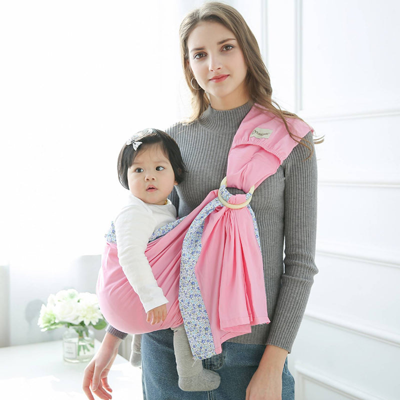 Polkatots Baby Ring Sling Carrier Wrap