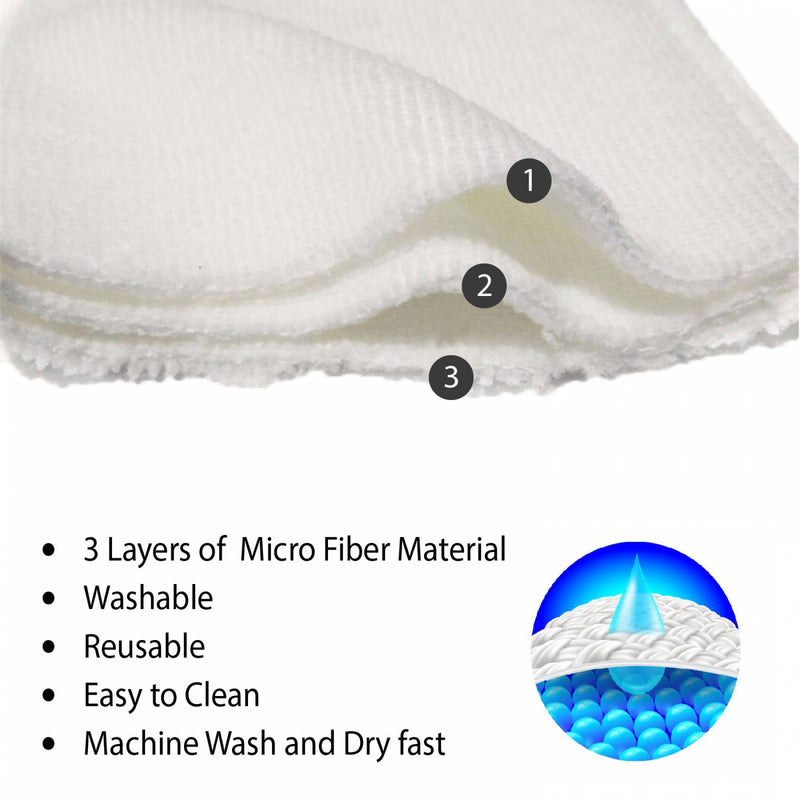 Polkatots Mircorfiber Liner for Cloth Diaper (Pack of 2)