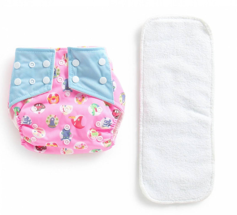Polkatots Reusable & Size Adjustable Cloth Diaper