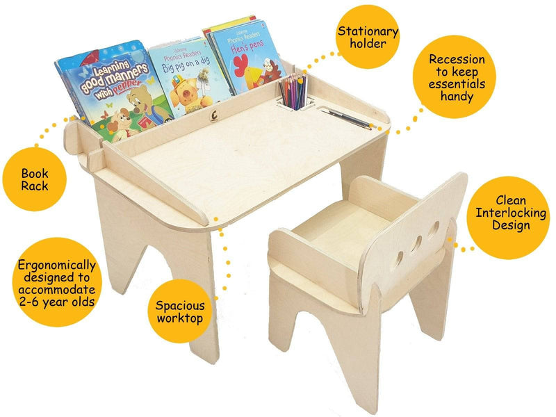 CuddlyCoo Table and Chair - The Kids Circle