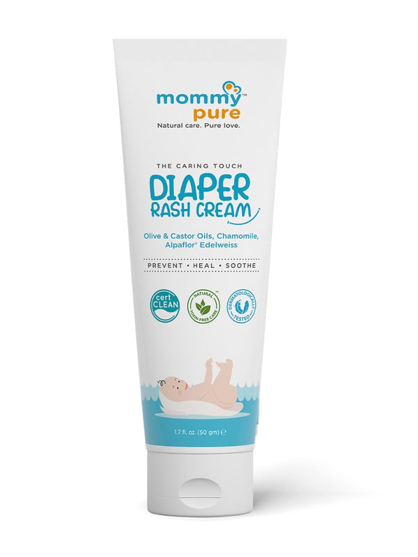 Mommypure Certified Clean & Natural Diaper Rash Cream 50gm - The Kids Circle