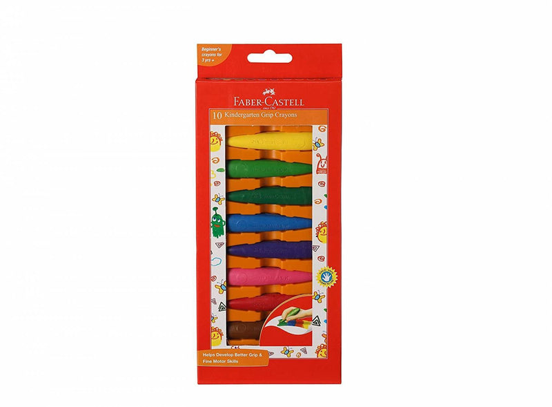 Faber-Castell 122710 First Grip Crayon Set Of 10 - The Kids Circle