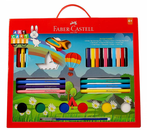 Faber-Castell 1410619 Art Cart Kit With Franceee Paint Brush - The Kids Circle