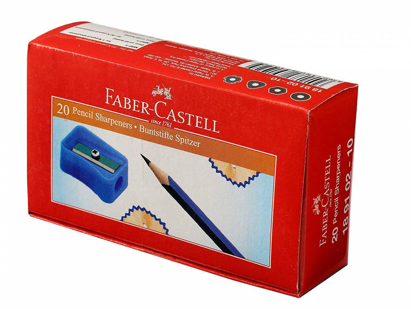 Faber-Castell 582620 Long Point Sharpener 20 Pcs Pack Cardboard Box - The Kids Circle