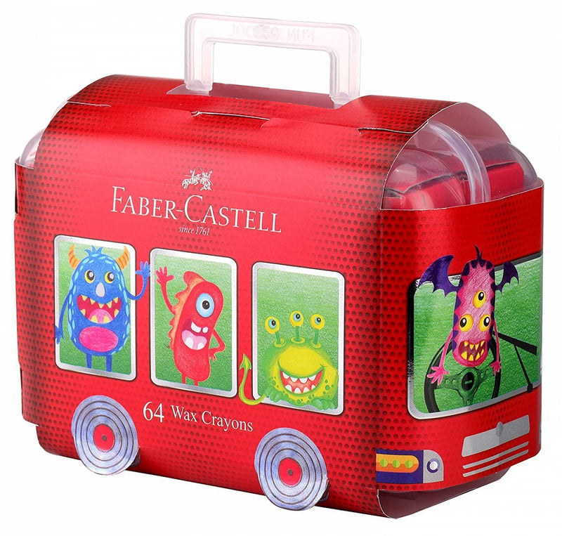 Faber-Castell Crayon Bus 64 Assorted Shades - The Kids Circle