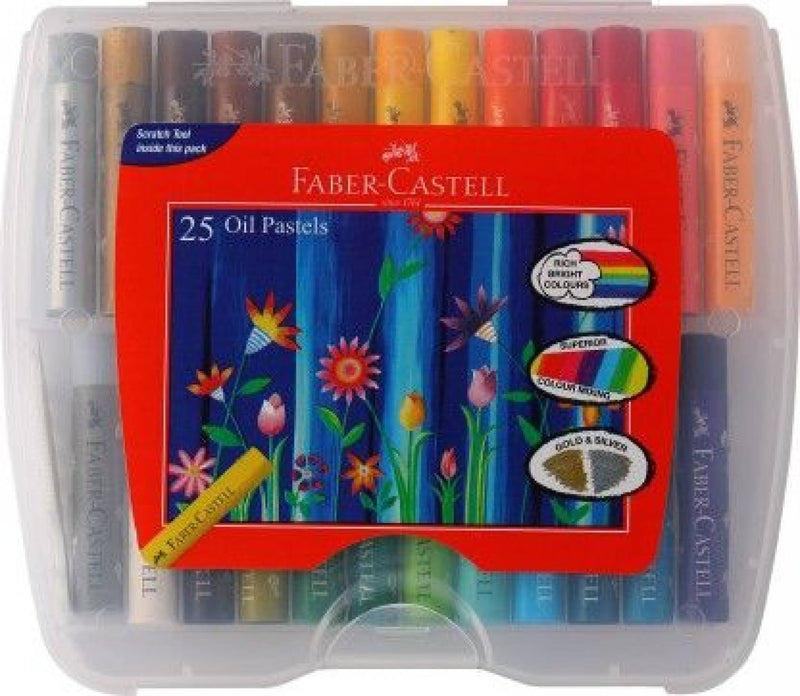 Faber-Castell Oil Pastel 10.5Mm Pack Of 25 Snug Pack School - The Kids Circle