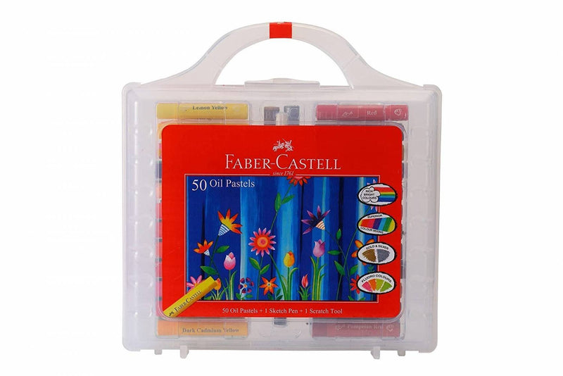 Faber-Castell Oil Pastel 50 Carry Case - The Kids Circle