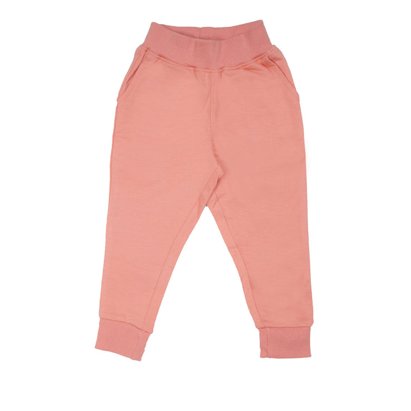 Cot and Candy Gingerbread Pure Cotton Solid Jogger Track Pants For Boys