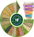 TummyFriendly Foods 100% Organic Health Mix for Kids and Adults. No Chemicals, No Pesticides, No GMO 3200 g (Pack of 4)