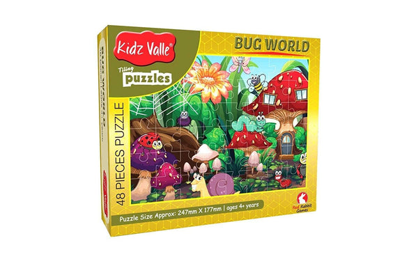 Kidz Valle Bugworld 48 Pieces Tiling Puzzles (Jigsaw Puzzles, Puzzles For Kids, Floor Puzzles), Puzzles For Kids Age 4 Years And Above. - The Kids Circle