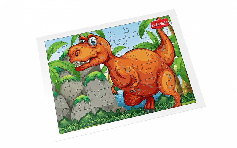 Kidz Valle Dinosaur 48 Pieces Tiling Puzzles ( Jigsaw Puzzles, Puzzles For Kids, Floor Puzzles ), Puzzles For Kids Age 4 Years And Above. - The Kids Circle