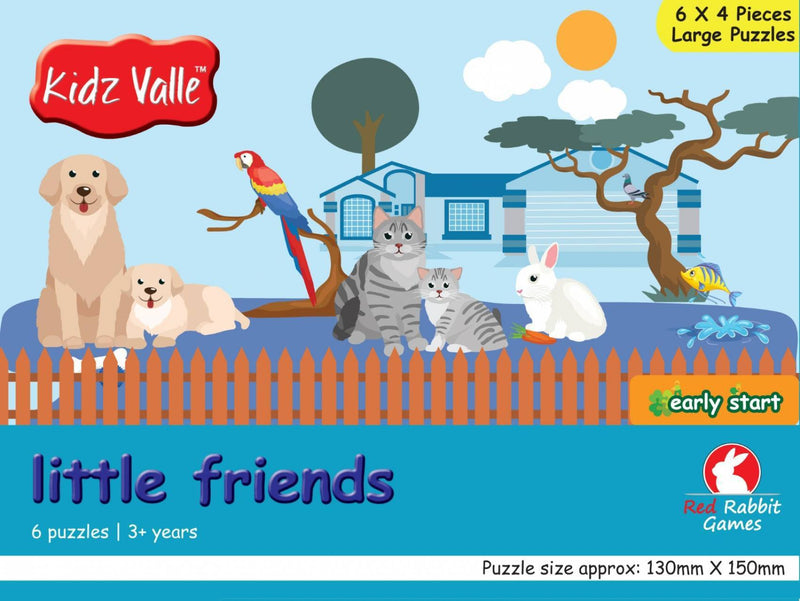 Kidz Valle Little Franceiends 6 X 4 Pieces Early Start 3 Years ( Puzzles For Kids, Floor Puzzles ) Puzzles For Kids Age 3 Years And Above - The Kids Circle