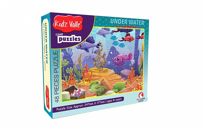 Kidz Valle Underwater 48 Pieces Tiling Puzzles (Jigsaw Puzzles, Puzzles For Kids, Floor Puzzles), Puzzles For Kids Age 4 Years And Above - The Kids Circle