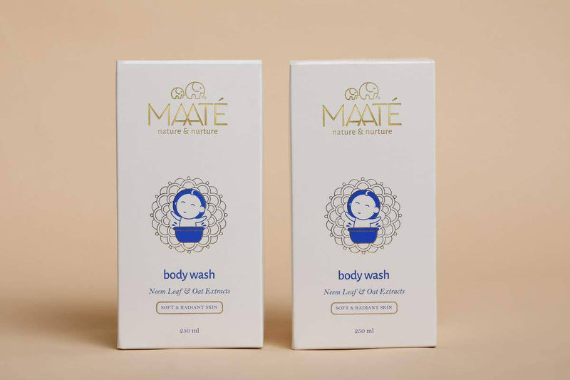 Maate Baby Body Wash Combo Of Moisturising And Soap Free- Pack Of 2 - The Kids Circle