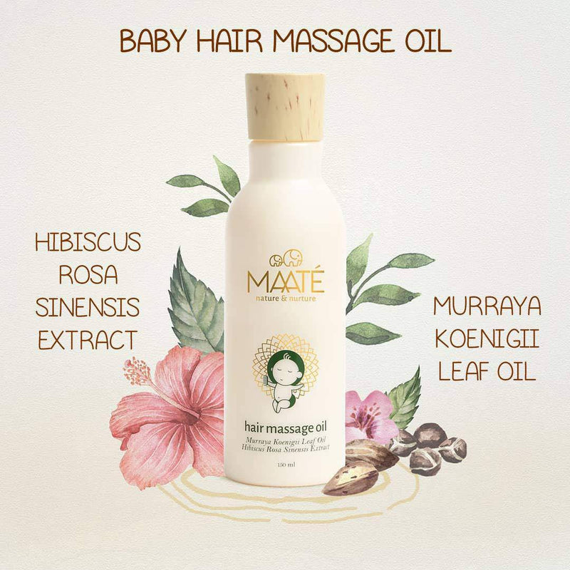 Maate Baby Hair Massage Oil - The Kids Circle