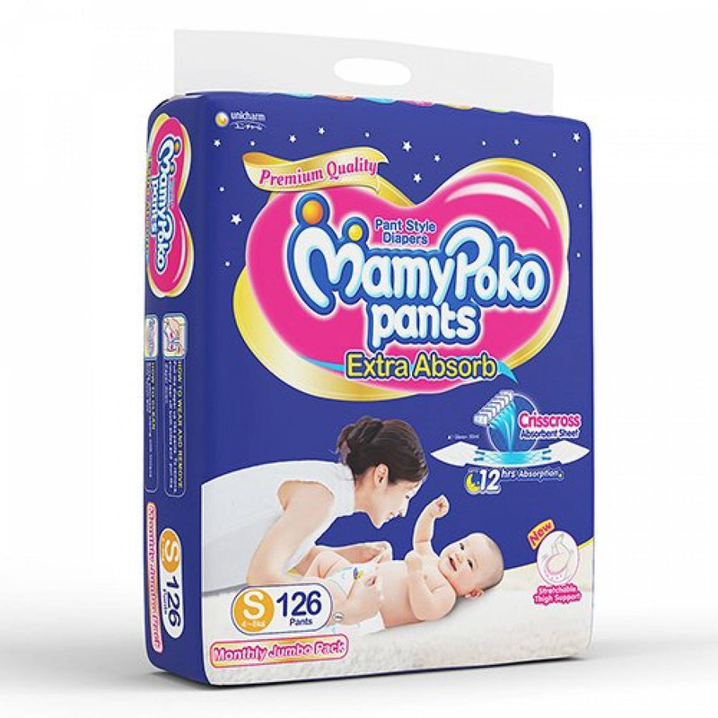 Mamypoko Pants Monthly Jumbo Pack Extra Absorb Diaper - The Kids Circle