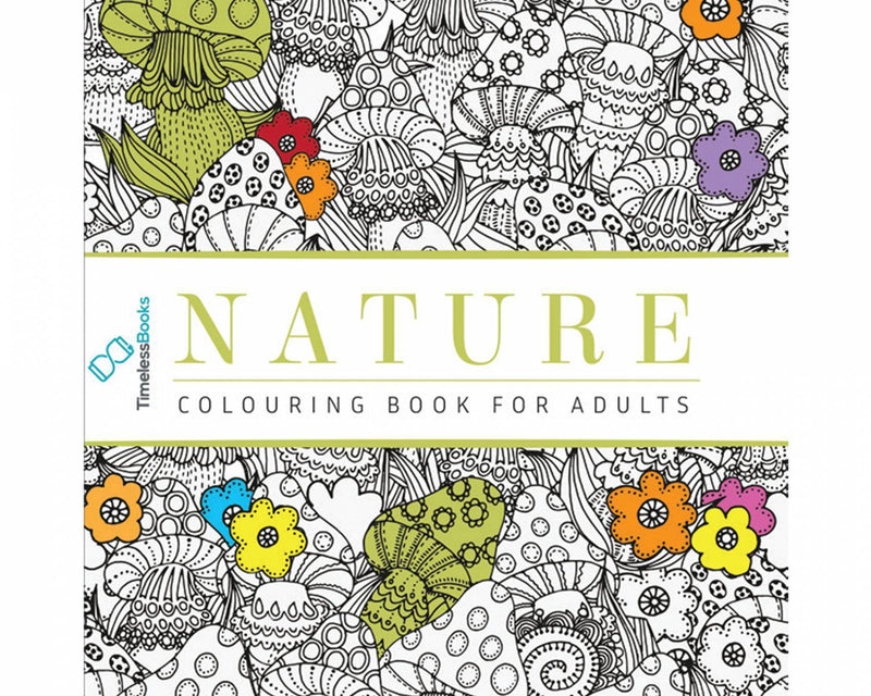 Pegasus Nature - Adults Colouring Book With Tearout Sheet - The Kids Circle