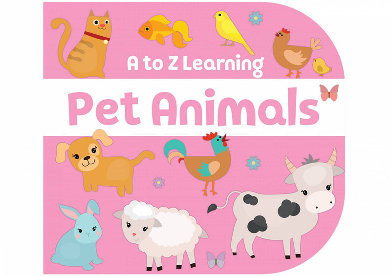 Pegasus Pet Animals : A To Z Learning Board Book - The Kids Circle