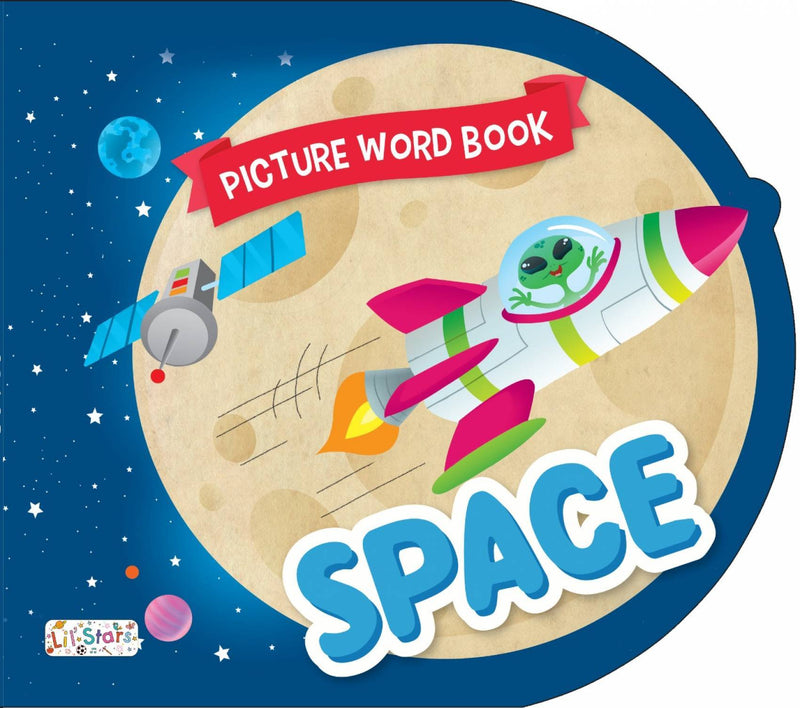 Pegasus Space - Picture Word Board Book - The Kids Circle