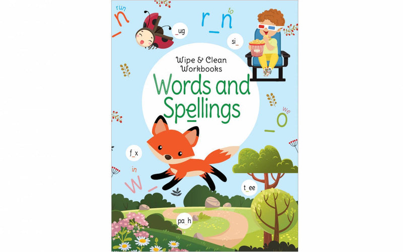 Pegasus Spellings- Wipe & Clean Workbook With Franceee Pen - The Kids Circle