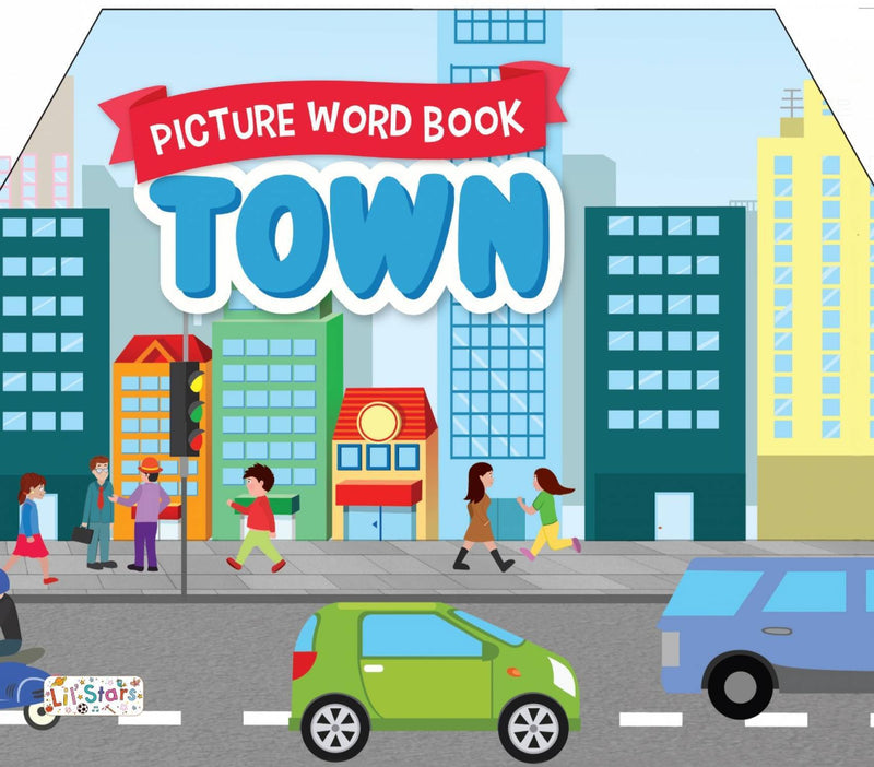 Pegasus Town - Picture Word Board Book - The Kids Circle