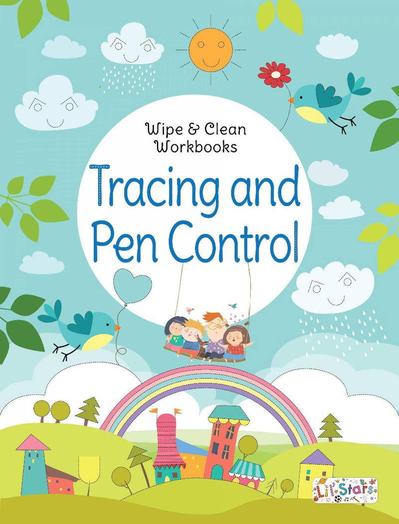 Pegasus Tracing And Pen Control - Wipe & Clean Workbook With Franceee Pen - The Kids Circle