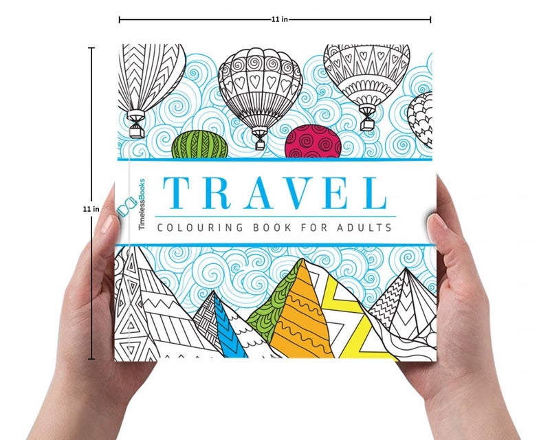 Pegasus Travel - Adults Colouring Book With Tearout Sheet - The Kids Circle