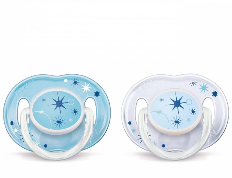 Philips Avent Scf176/18 Soother 0-6M Nighttime Bpa Free Twin Pack - The Kids Circle
