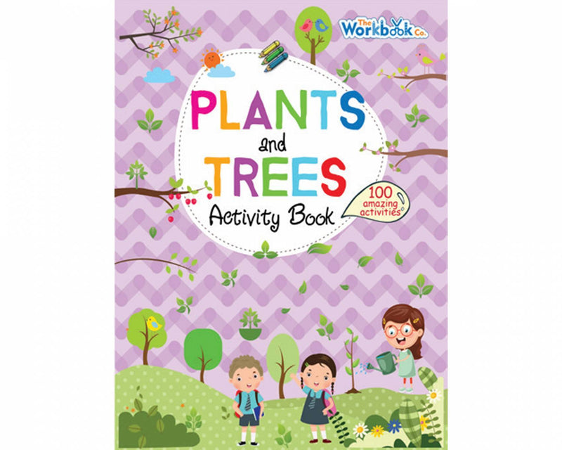 Plants & Trees Activity Book Paperback - The Kids Circle