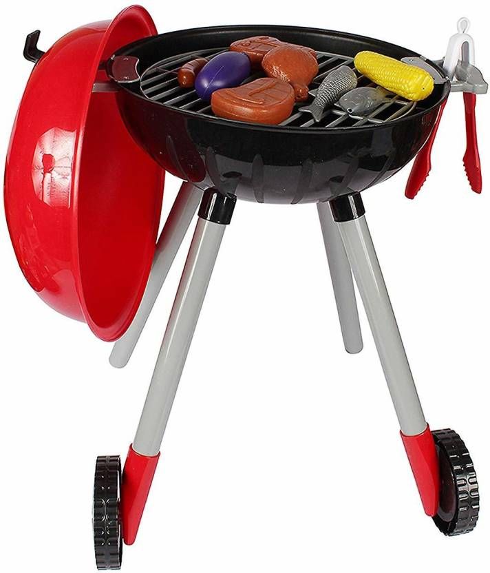 Planet of Toys Barbecue Set With Light And Sound And Accessories - The Kids Circle