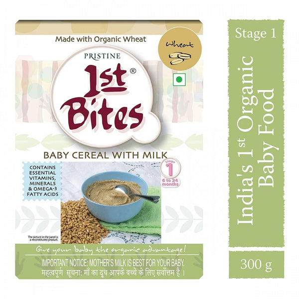 Pristine 1St Bites - Wheat (6 Months - 24 Months) Stage - 1, 300G - The Kids Circle