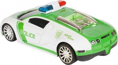 Planet of Scale Remote Control Car for Kids, Full Function Mini Bugatti Police Racing Car with Lights for Kids - The Kids Circle
