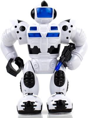 Planet of Toys B/O Super Robot with Moving Legs, Arms and Head Turn - The Kids Circle