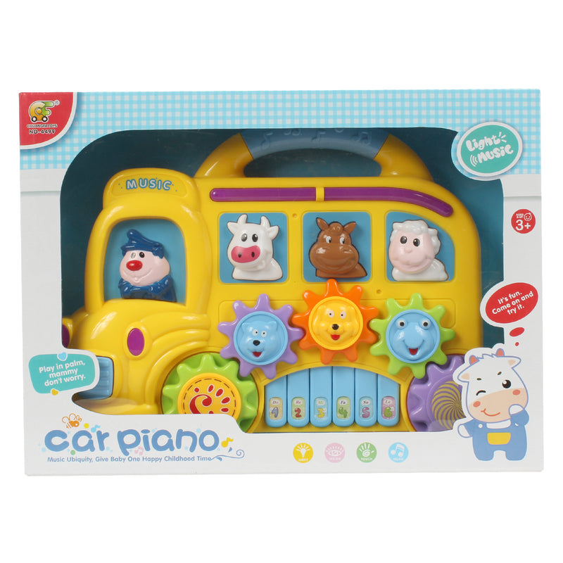 Planet of Toys Boys and Girls Electric Organ Toddler Bus with Music for Kids - The Kids Circle