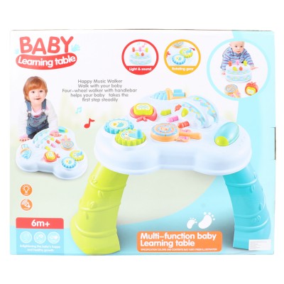 Planet of Toys Happy Educational Music Baby DesK Table with Light and Music for Kids - The Kids Circle