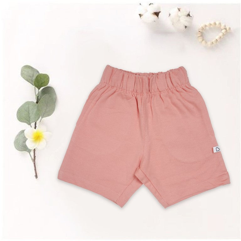Cot and Candy Gingerbread Pure Cotton Solid Shorts For Boys