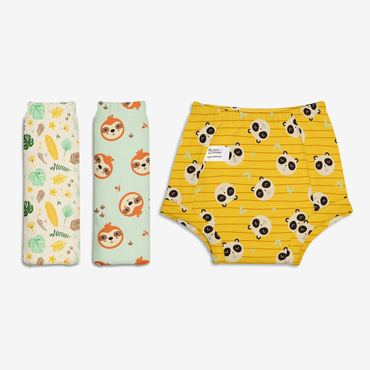 SuperBottoms Choose Print and Size for First Padded Underwear - Pack of 3