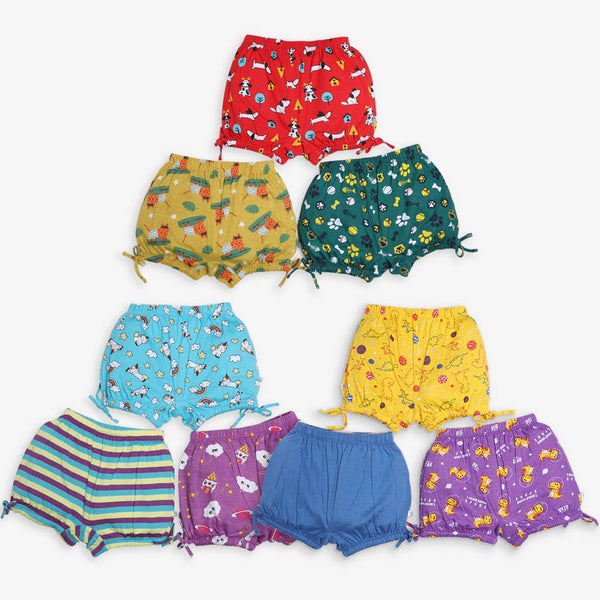 SuperBottoms Young Girl Bloomer-9 Pack (Paws Only - Finding Dino 2.0 - Unicorn Dreams)