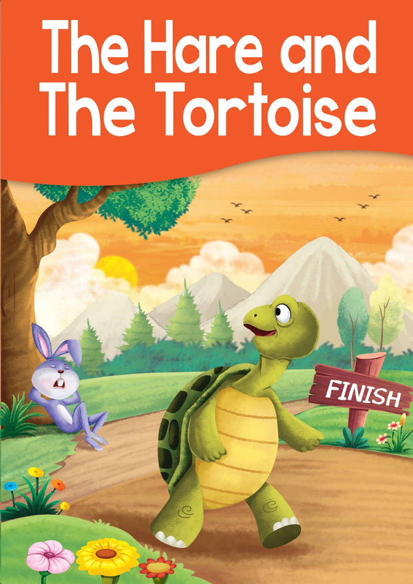 The Hare And The Tortoise - Story Book Paperback - The Kids Circle