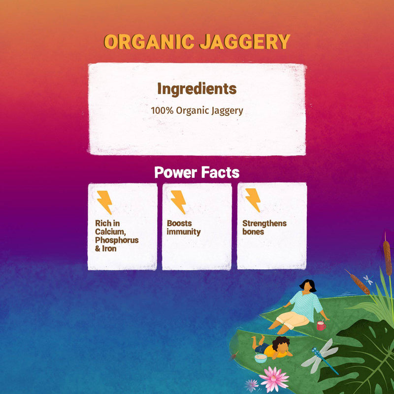 Tots & Moms Natural Sweetener Organic Jaggery - The Kids Circle