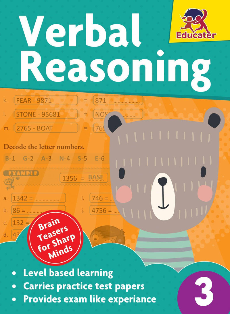 Verbal Reasoning - Grade 3 Paperback - The Kids Circle